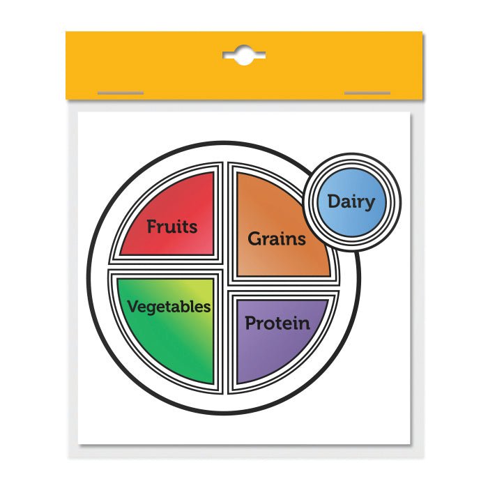 MyPlate Temporary Tattoos 2" - Pack of 100 - Nutrition Education Store