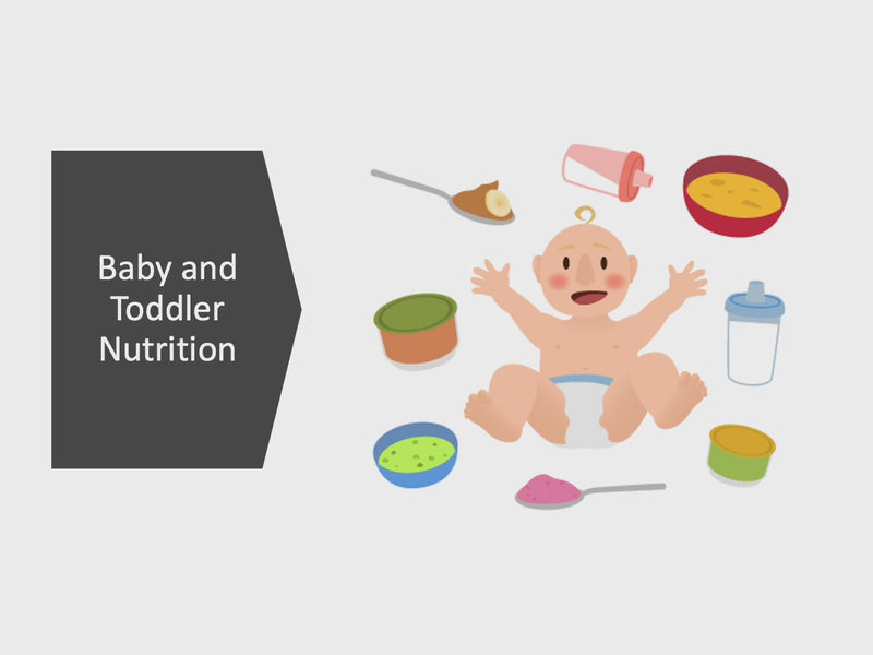 0 to 5 Baby and Toddler Nutrition PowerPoint and Handout Lesson - DOWNLOAD