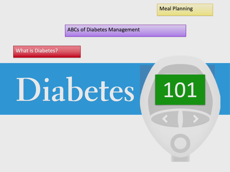 Diabetes 101 PowerPoint and Handout Set - English and Spanish - DOWNLOAD