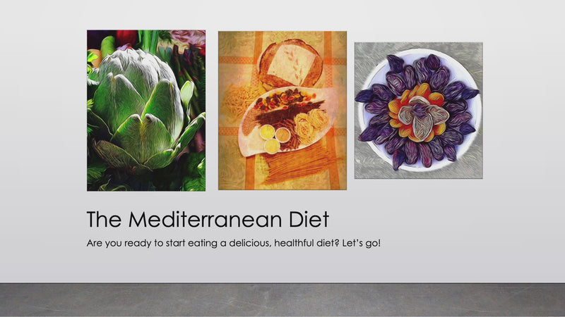 Mediterranean Diet Class With PowerPoint, Handouts, Leader Guide - DOWNLOAD