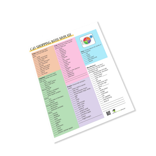 MyPlate Shopping Tearpad