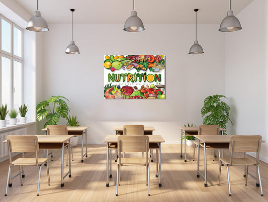 Nutrition Poster - Healthy Food Poster - Nutrition Month Poster