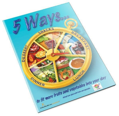 5 Ways to More Fruits and Veggies Color Handout Download - Nutrition Education Store