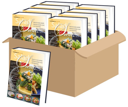 Salad Secrets Cookbook Case of 9 Books - Nutrition Education Store