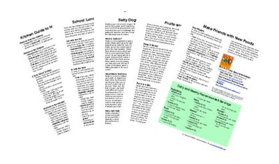 Complete School Lunch Program Poster Handouts Download PDF - Nutrition Education Store