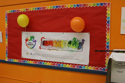 Eat from the Rainbow With Chef Ann Foundation 24" x 72" Vinyl Banner - Nutrition Education Store