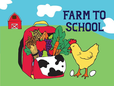 Farm to School Banner 48" x 36" Vinyl - Nutrition Education Store