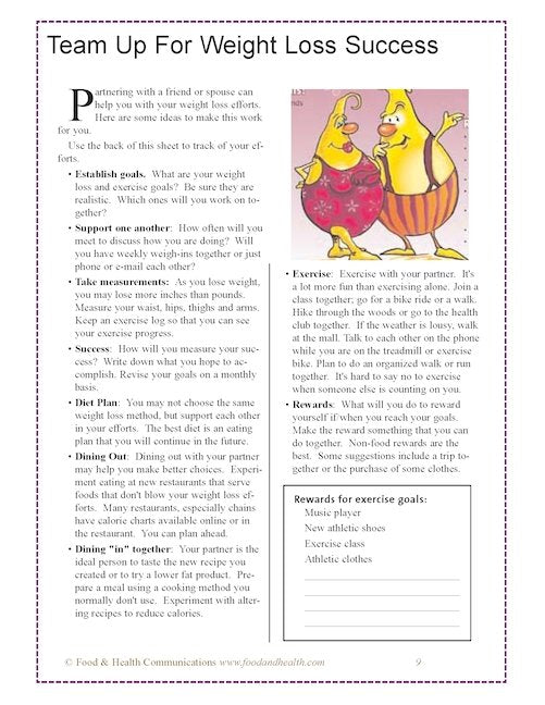 Getting Started Color Handout Download - Nutrition Education Store