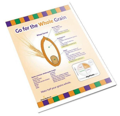 Go for the Whole Grain Color Handout Tearpad - Nutrition Education Store