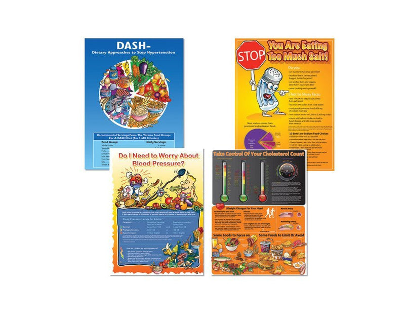 Heart Health Poster Value Set - Nutrition Education Store