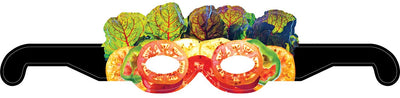Vegetable Mask - 25-Pack - Wellness Fair Prize Health Promotion Incentive - for Colors, Farm, Change It Up, Grows, Excel themes or any theme! - Nutrition Education Store