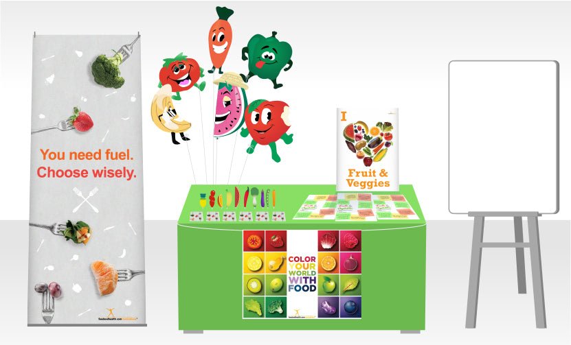 Display of the Month: Fresh Fruits and Vegetables – Nutrition Education ...