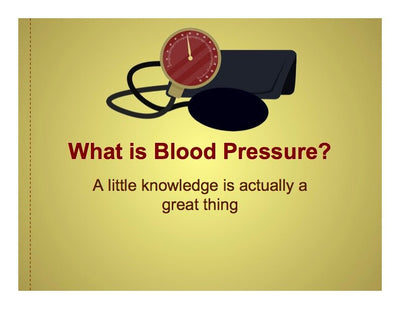 It's National High Blood Pressure Education Month!