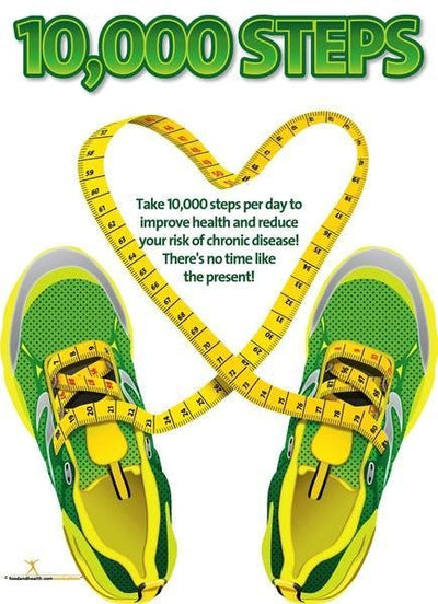 10K Steps Health Fair Display Theme - Nutrition Education Store