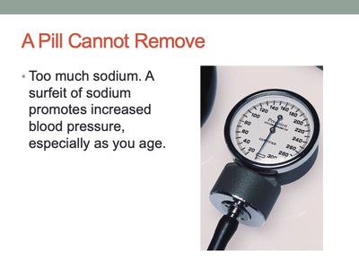 Healthy Diet Doesn't Come In A Pill or Supplement - PowerPoint Show - Download