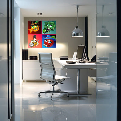 Anime Floor or Wall Decal 24" x 24" - Nutrition Education Store