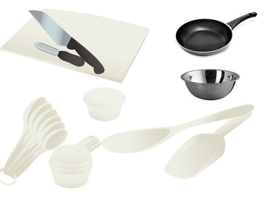 Cooking Demo Kit - Set of 7 Essential Cooking Tools for Cooking Demonstrations - Nutrition Education Store