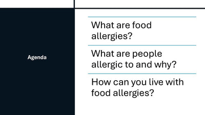 Food Allergies PPT and Handout Lesson - DOWNLOAD - Nutrition Education Store - PowerPoint