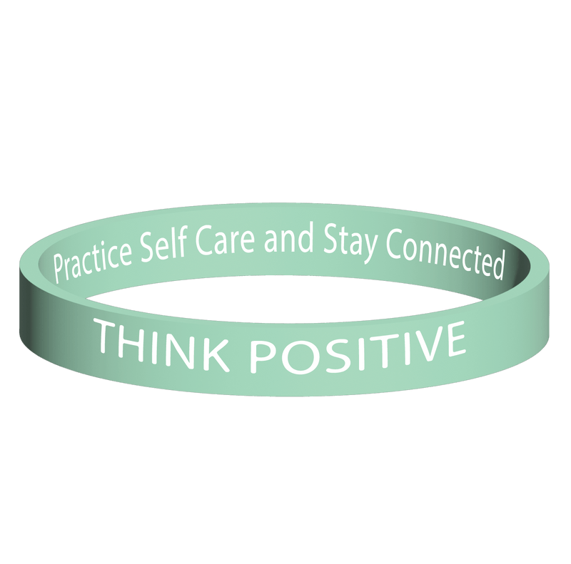Mental Health Wristband - Adult 8" - Pack of 20 - Nutrition Education Store