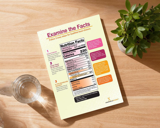 New Food Label Handout Tearpad - Nutrition Education Store-Tearpad