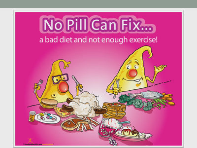 Healthy Diet Doesn't Come in a Pill PowerPoint and Handout Lesson - DOWNLOAD