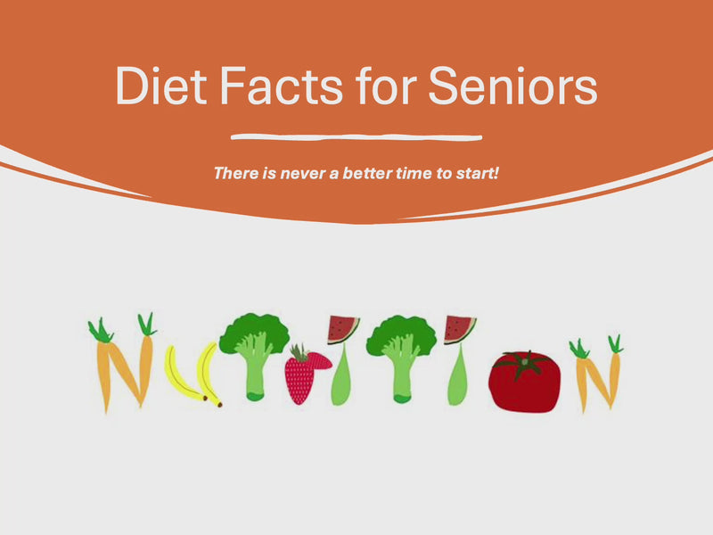 Diet Facts for Seniors PowerPoint and Handout Program - DOWNLOAD