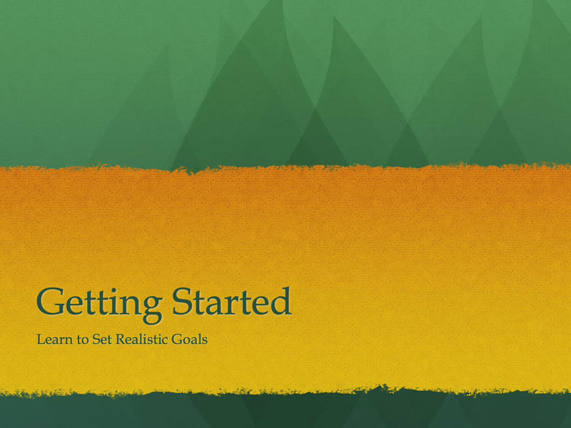 Getting Started PowerPoint and Handout Lesson - DOWNLOAD