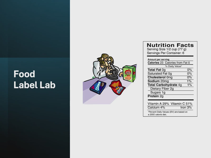 Food Label Lab: Dissecting the Truth About Food Labels - DOWNLOAD