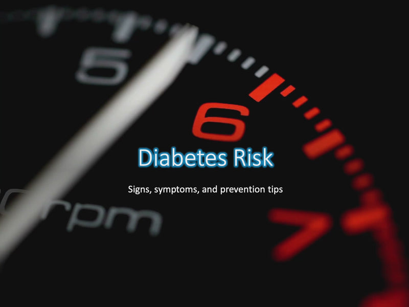 Diabetes Risk PowerPoint and Handout Set - DOWNLOAD