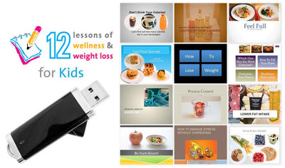 12 Lessons Wellness and Weight Management for Kids and Teens - Nutrition Education Store