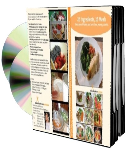 25 Ingredients Into 15 Fast Healthy Meals DVD/CD Video PowerPoint Nutrition Education DVD - Nutrition Education Store
