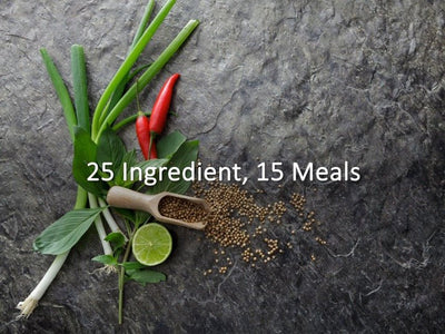 25 Ingredients Into 15 Fast Healthy Meals DVD/CD Video PowerPoint Nutrition Education DVD - Nutrition Education Store