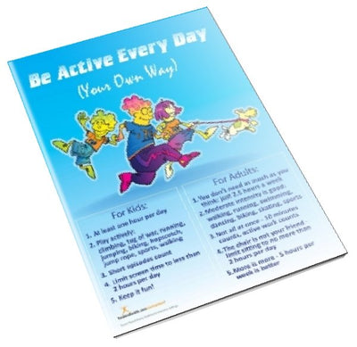 Be Active Every Day Color Handout Download - Nutrition Education Store