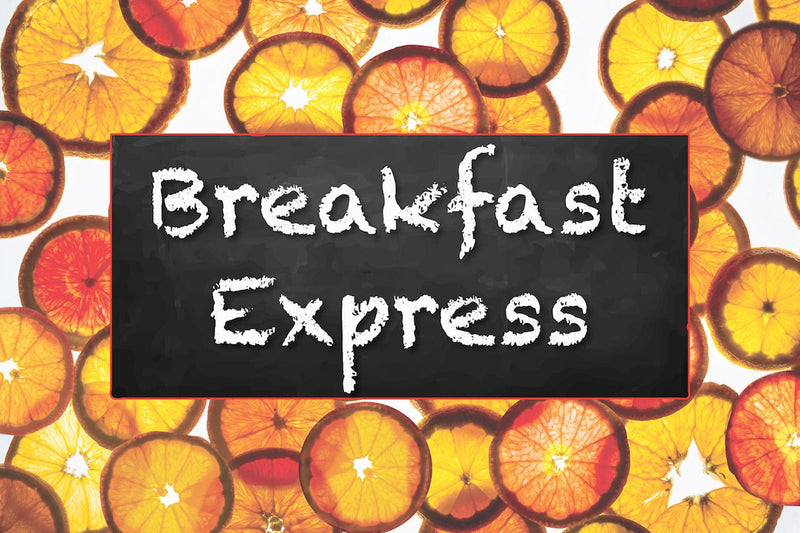 Breakfast Express - School Breakfast Bar - Banner 36" X 24" Vinyl - Nutrition Education Store