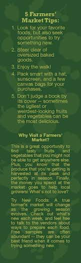 Bring the Farm to The Table Bookmark pack of 50 2"X7" - Nutrition Education Store