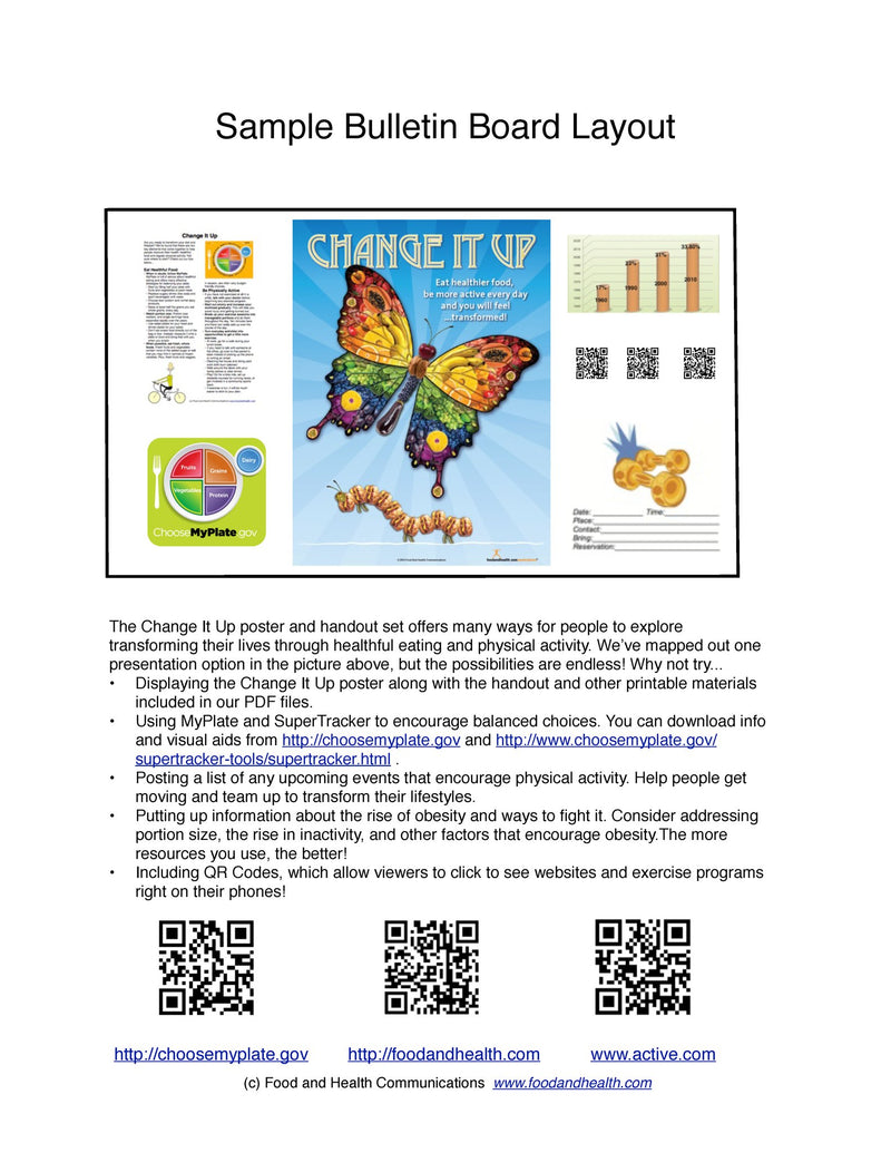 Change It Up Poster Handouts Download PDF - Nutrition Education Store