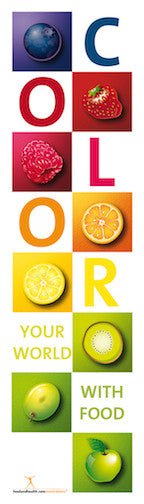 Colors of Food Bookmarks pack of 50 2"X7" - Nutrition Education Store