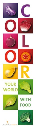 Colors of Food Bookmarks pack of 50 2"X7" - Nutrition Education Store