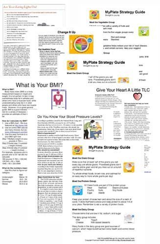 Corporate Wellness Poster Handouts Download PDF - Nutrition Education Store