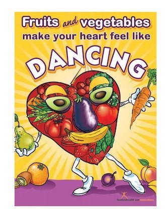 Dancing Heart Color Handout Download - Nutrition Education Store