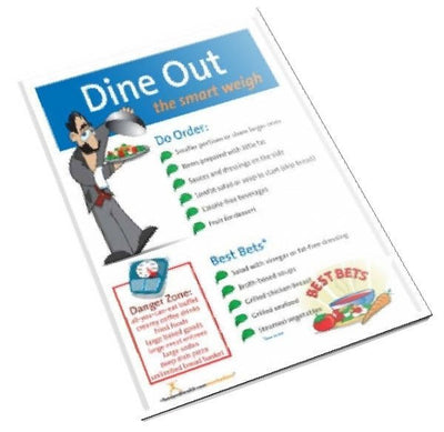 Dining Out: Do It the Smart Weigh Color Handout Download - Nutrition Education Store