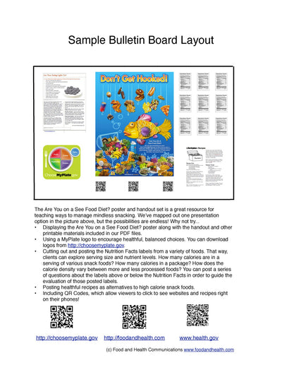 Don't Get Hooked Poster Handouts Download PDF - Nutrition Education Store