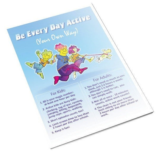 Exercise Color Handout Tearpad - Nutrition Education Store
