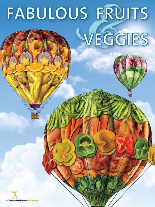 Fabulous Fruits and Vegetables Poster - Nutrition Education Store
