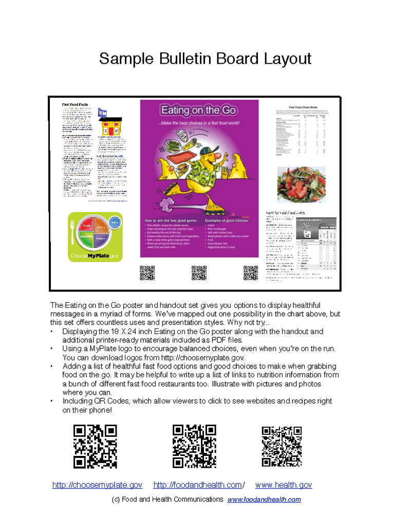 Fast Food Alternatives Poster Handouts Download PDF - Nutrition Education Store