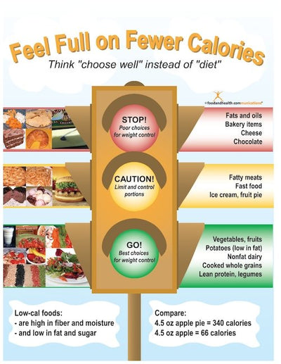 Feel Full on Fewer Calories Color Handout Download - Nutrition Education Store