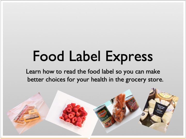 Food Label PowerPoint Express With New Food Label - DOWNLOAD - Nutrition Education Store