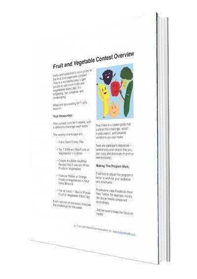 Fruit and Vegetable Challenge Tool Kit With PowerPoint Shows - Nutrition Education Store
