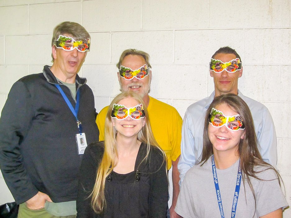 costume goggles Fruit and Vegetable Masks - Costume Goggles - 25-Pack - Wellness Fair Prize Health Promotion Incentive