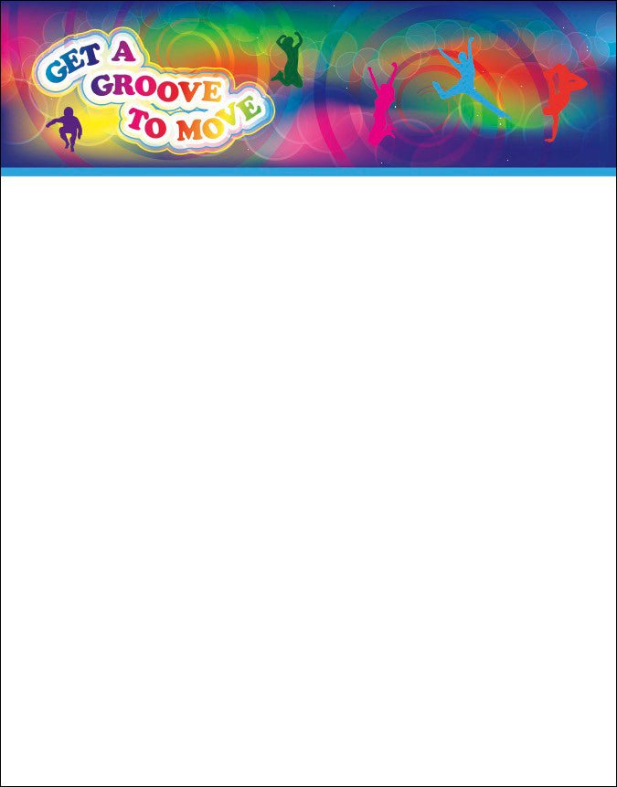 Get A Groove to Move Notepads Pack of 10 - Nutrition Education Store